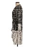 BCBGMAXAZRIA Animal Print Gray Casual Dress Size L - photo 5
