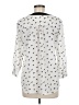 Cynthia Steffe 100% Polyester Print White Ivory 3/4 Sleeve Blouse Size M - photo 2