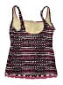Profile by Gottex Chevron-herringbone Black Pink Swimsuit Top Size XL - photo 2