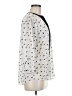 Cynthia Steffe 100% Polyester Print White Ivory 3/4 Sleeve Blouse Size M - photo 4