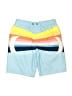 Hurley 100% Polyester Color Block Blue Board Shorts Size S (kids) - photo 1