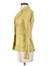 Theory 100% Linen Tweed Yellow Blazer Size P (petite) - photo 5