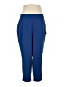 11. Honore Color Block Blue Active Pants Size 18 - photo 1
