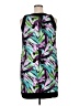 AB Studio Graphic Purple Cocktail Dress Size XL - photo 2