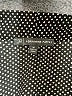 Adrianna Papell Polka Dots Black Gray Long Sleeve Blouse Size M - photo 7