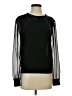 Cache 100% Polyester Black Long Sleeve Top Size S - photo 1