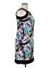 AB Studio Graphic Purple Cocktail Dress Size XL - photo 4