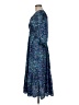 Sandro 100% Silk Paisley Blue Casual Dress Size XL (4) - photo 5