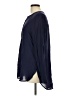 Old Navy 100% Rayon Blue Long Sleeve Blouse Size L - photo 5
