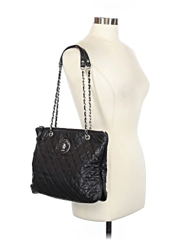 DKNY Leather Shoulder Bag (view 2)