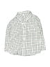 Janie and Jack 100% Cotton Checkered-gingham White Long Sleeve Button-Down Shirt Size 12-18 mo - photo 1
