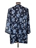 Chico's Blue 3/4 Sleeve Blouse Size Lg (2) - photo 2