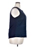 Market and Spruce 100% Polyester Blue Sleeveless Blouse Size XXL - photo 4