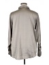 H&M Metallic Gray Long Sleeve Blouse Size XL - photo 2