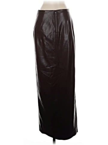 Alice + Olivia Faux Leather Skirt (view 2)