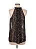 Bellatrix 100% Polyester Black Sleeveless Blouse Size M - photo 2
