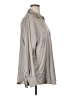 H&M Metallic Gray Long Sleeve Blouse Size XL - photo 4