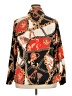 ChicMe 100% Polyester Print Gold Long Sleeve Blouse Size XXL - photo 2