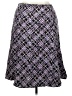 Talbots 100% Silk Argyle Purple Silk Skirt Size 16 Petite - photo 2
