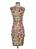 Assorted Brands Print Pink Cocktail Dress Size P (petite) - photo 1