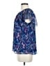 Ramy Brook 100% Polyester Blue Short Sleeve Blouse Size M - photo 5