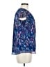 Ramy Brook 100% Polyester Blue Short Sleeve Blouse Size M - photo 4