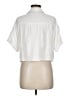 Love Notes 100% Cotton White Short Sleeve Blouse Size M - photo 2