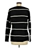 Lularoe Stripes Black Pullover Sweater Size M - photo 2