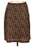 Le Lis Print Brown Casual Skirt Size L - photo 1