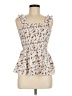 Shein 100% Polyester Ivory Sleeveless Blouse Size 6 - photo 1