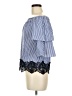 Zara Basic Blue 3/4 Sleeve Blouse Size M - photo 5