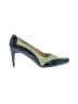 Bellini 100% Leather Color Block Green Heels Size 7 1/2 - photo 1