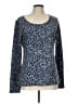 Peruvian Connection Blue Long Sleeve Top Size L - photo 1