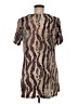 LOGO by Lori Goldstein Brown Short Sleeve Blouse Size M - photo 2