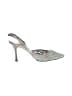 Manolo Blahnik Silver Heels Size EU 41 - photo 1