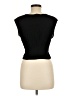 Final Touch 100% Rayon Black Short Sleeve Top Size M - photo 2
