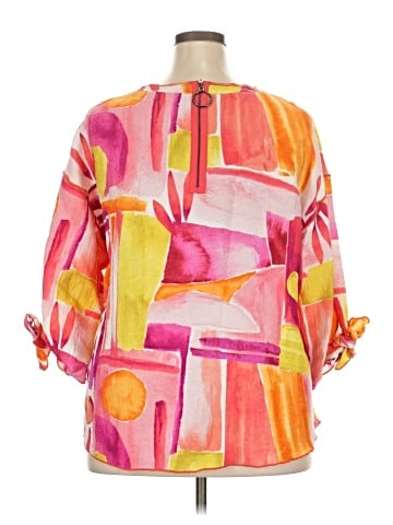 I.C. By Connie K 3/4 Sleeve Blouse (view 2)