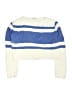 H&M 100% Acrylic Stripes Blue Pullover Sweater Size 8 - 10 - photo 1