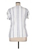 Cure White Short Sleeve Blouse Size XL - photo 2