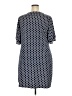 Tacera Polka Dots Blue Casual Dress Size 2X - photo 2