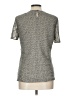 Laura Ashley 100% Viscose Gray Short Sleeve Top Size 10 - photo 2