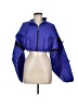 Reebok 100% Polyester Color Block Blue Windbreaker Size M - photo 1