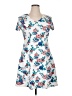 No Boundaries Print Blue Casual Dress Size XL - photo 1