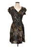 ABound 100% Rayon Paisley Black Cocktail Dress Size L - photo 1