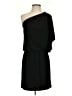 Wrapper Solid Black Cocktail Dress Size S - photo 1