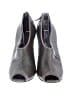 Charles Jourdan Metallic Gray Heels Size 8 1/2 - photo 2