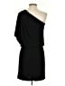 Wrapper Solid Black Cocktail Dress Size S - photo 2