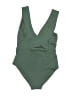 H&M Solid Green One Piece Swimsuit Size M - photo 2