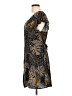 ABound 100% Rayon Paisley Black Cocktail Dress Size L - photo 5