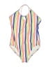 Gap Kids Stripes White One Piece Swimsuit Size 12 - 13 - photo 1